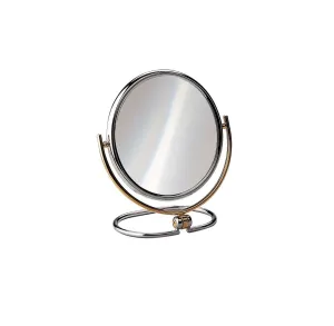 Large Sized Magnifying Travel Mirror, 7.2" Diameter