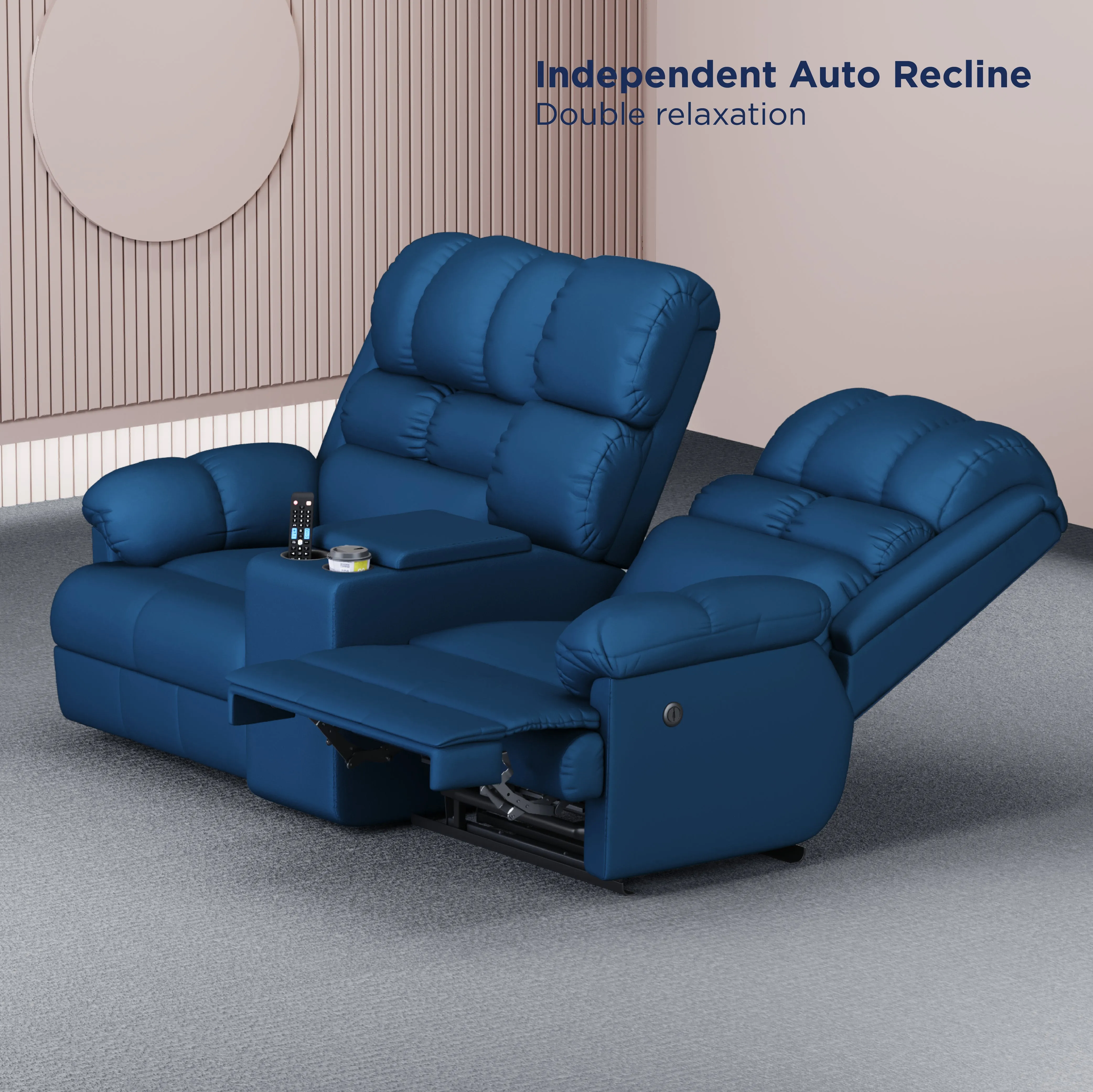 Luxe Motorised Recliner Sofa (2-seater)