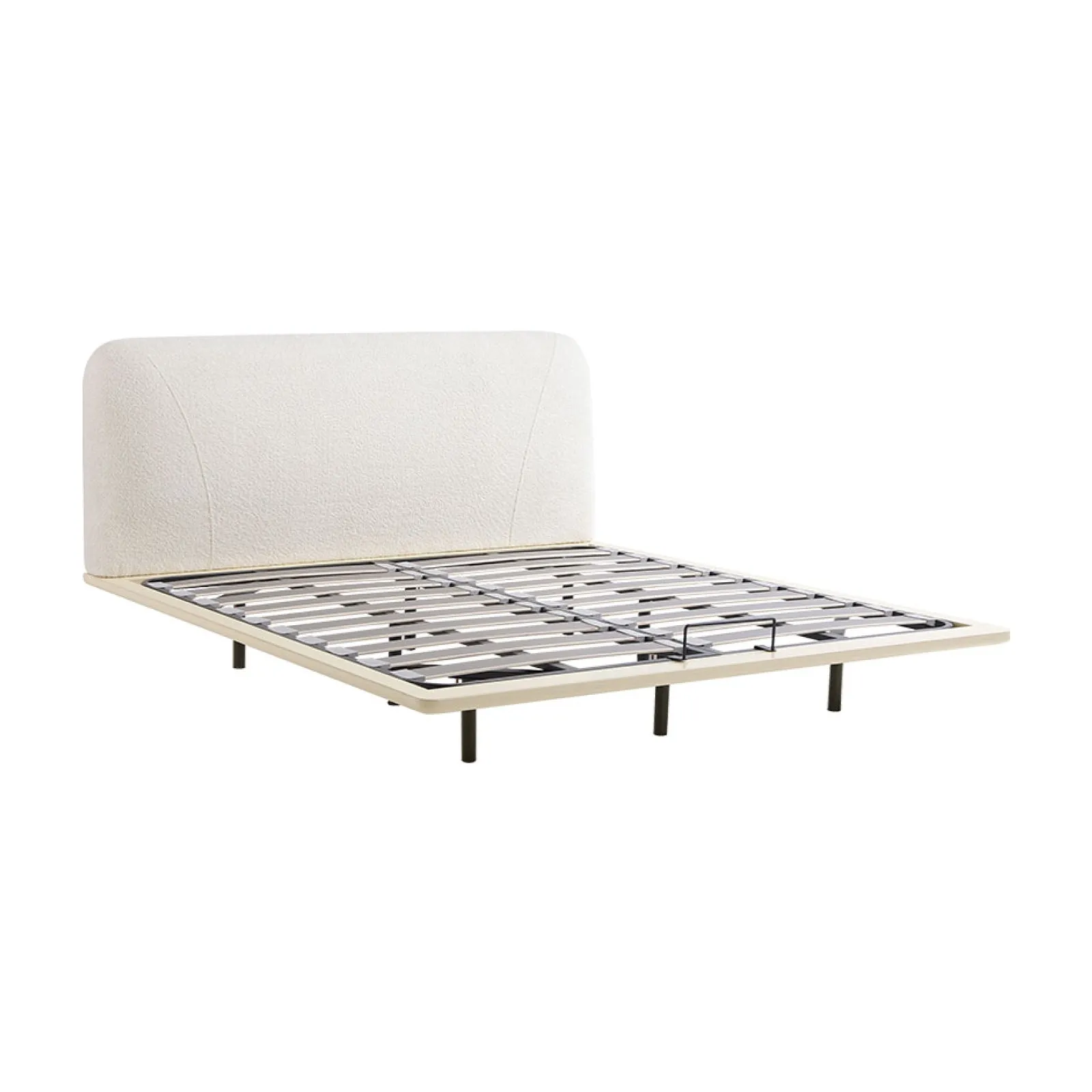 LYAM Minimal, Cream White Bed