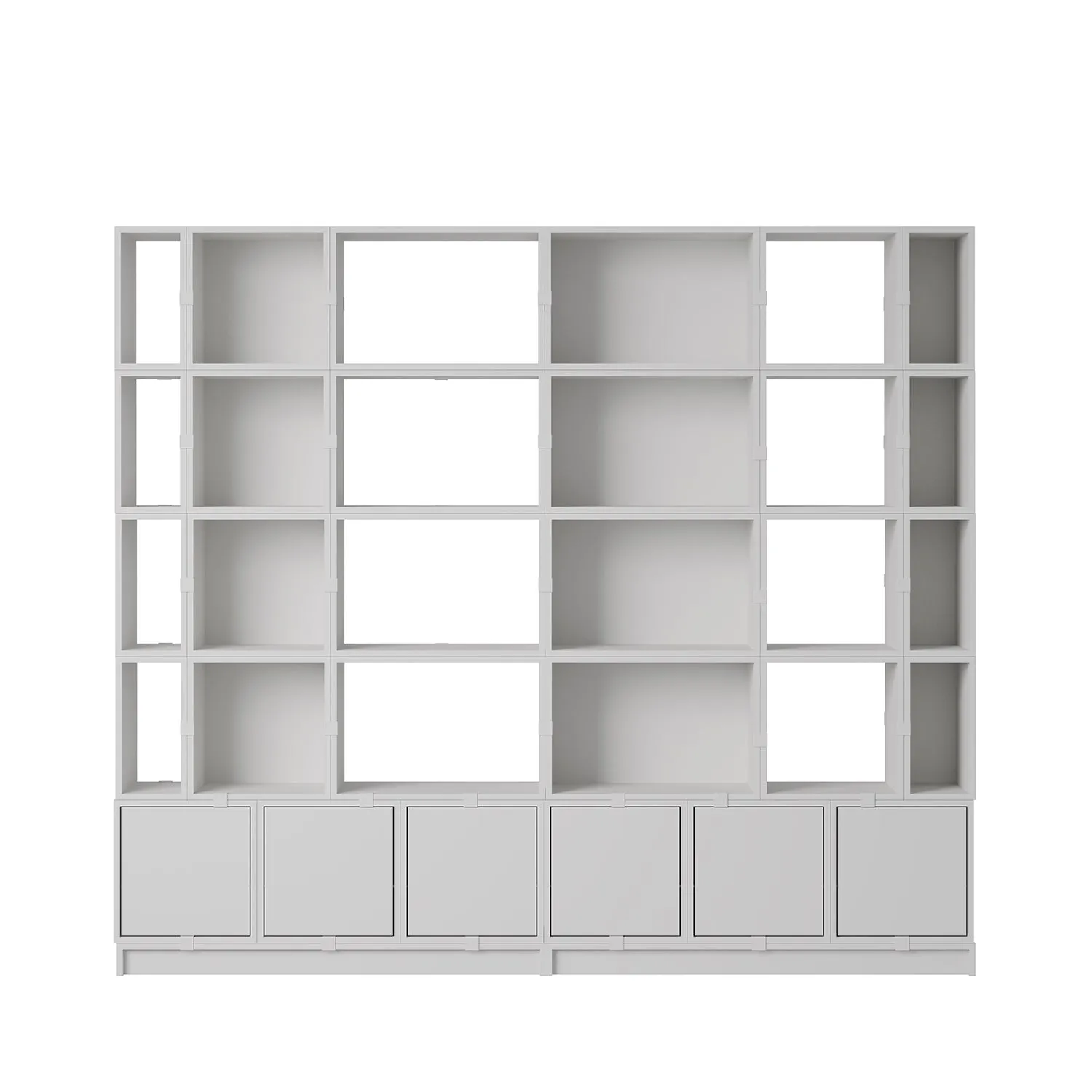 muuto | stacked storage system | module with backboard | large grey