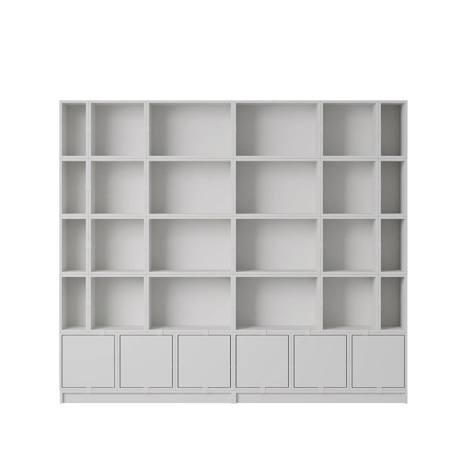 muuto | stacked storage system | module with backboard | large grey