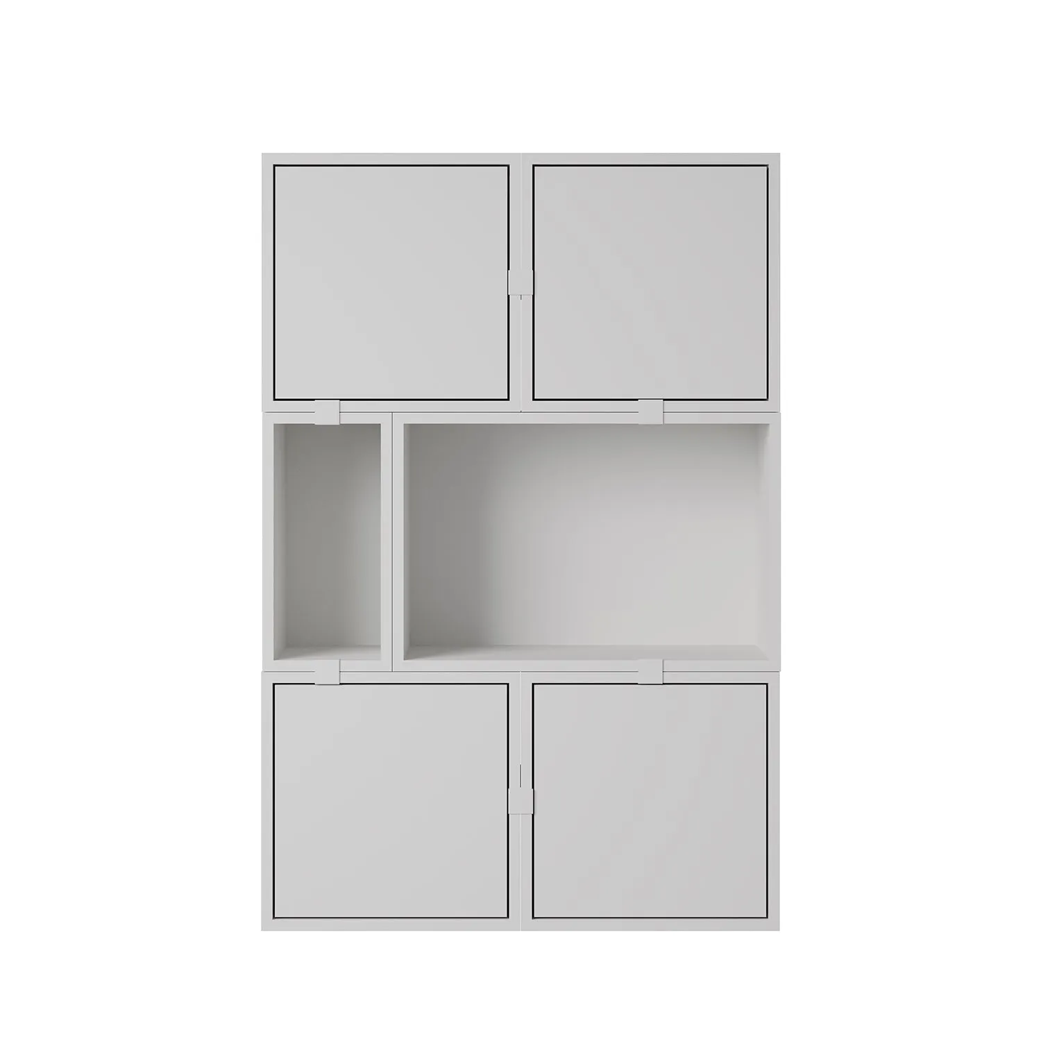 muuto | stacked storage system | module with backboard | large grey