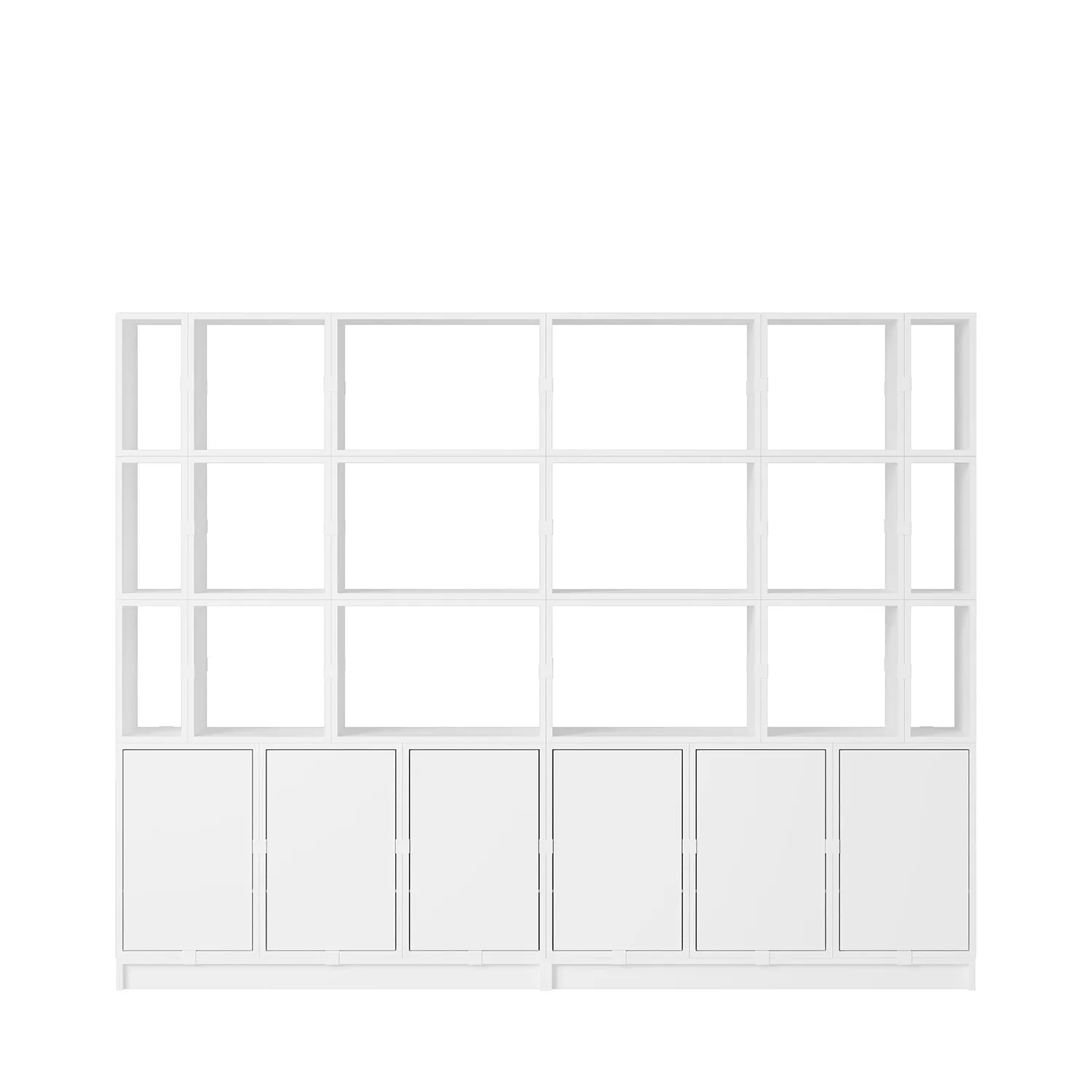 muuto | stacked storage system | open module | medium white