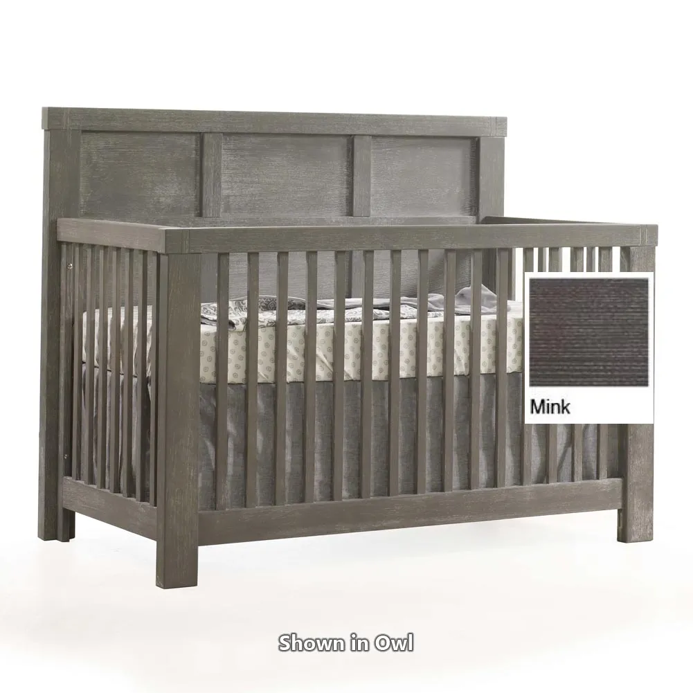 Natart Rustico 5-in-1 Convertible Crib