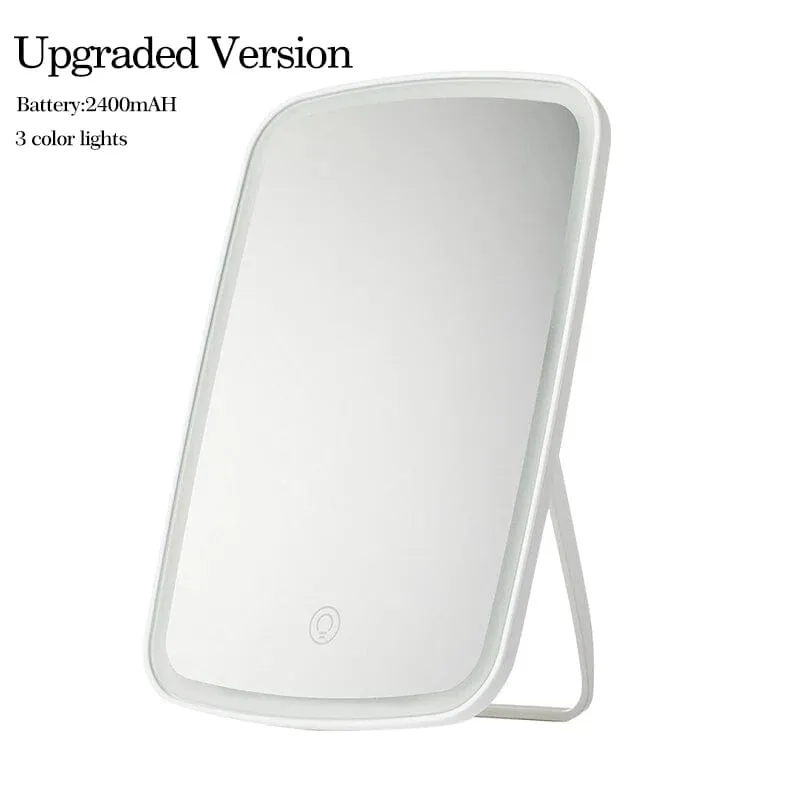 Original Youpin Led Light Mirror Jordan judy Intelligent  Makeup Mirrors Portable Rechargeable Desktop Touch-Screen Mirror