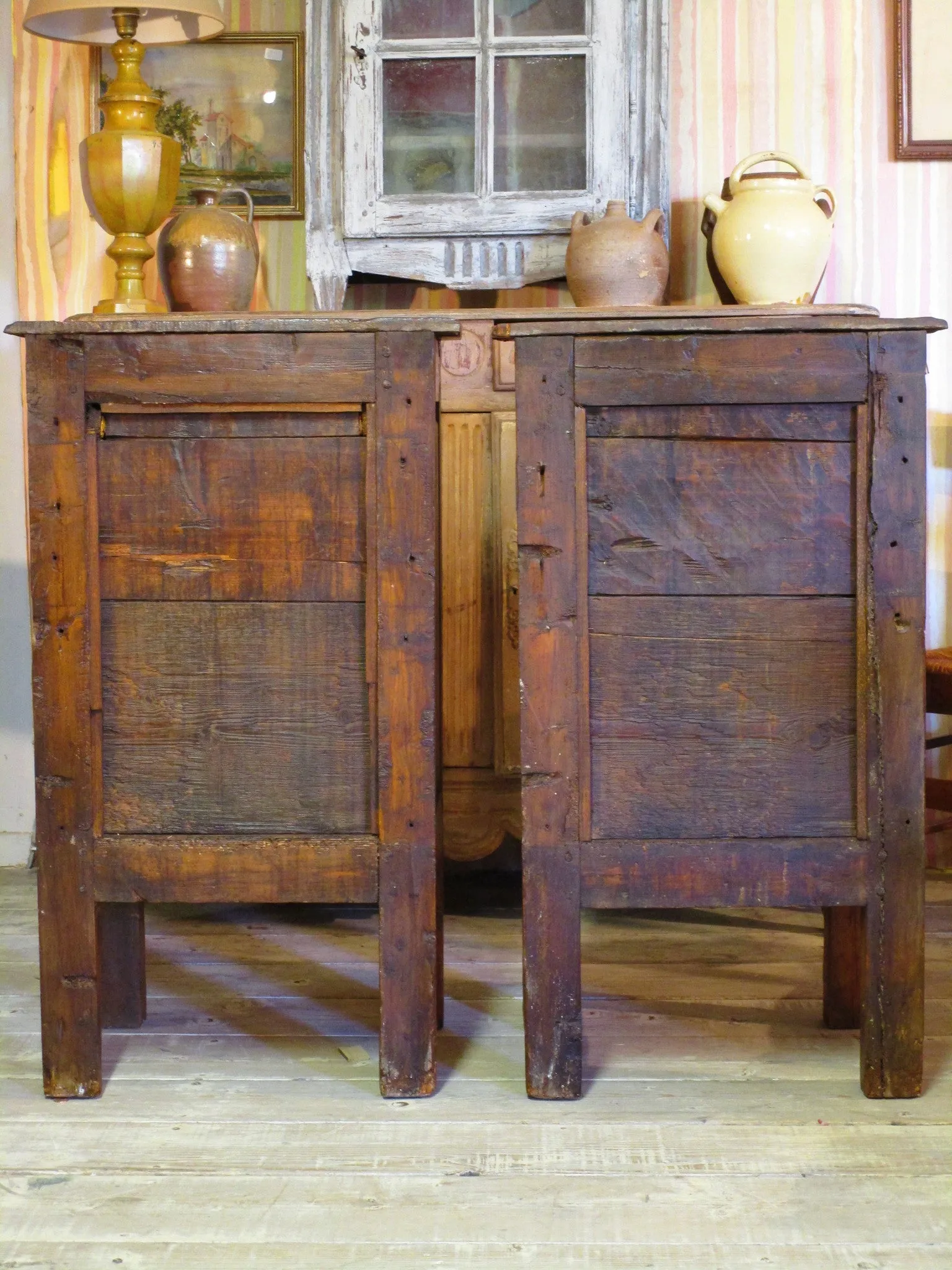 Pair of rustic alpine confituriers