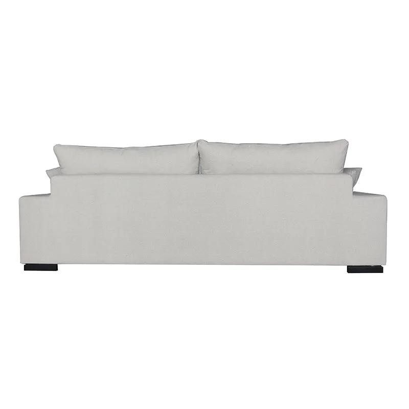 Phoenix Modern Minimalist Three Seater Linen Sofa / Lounge