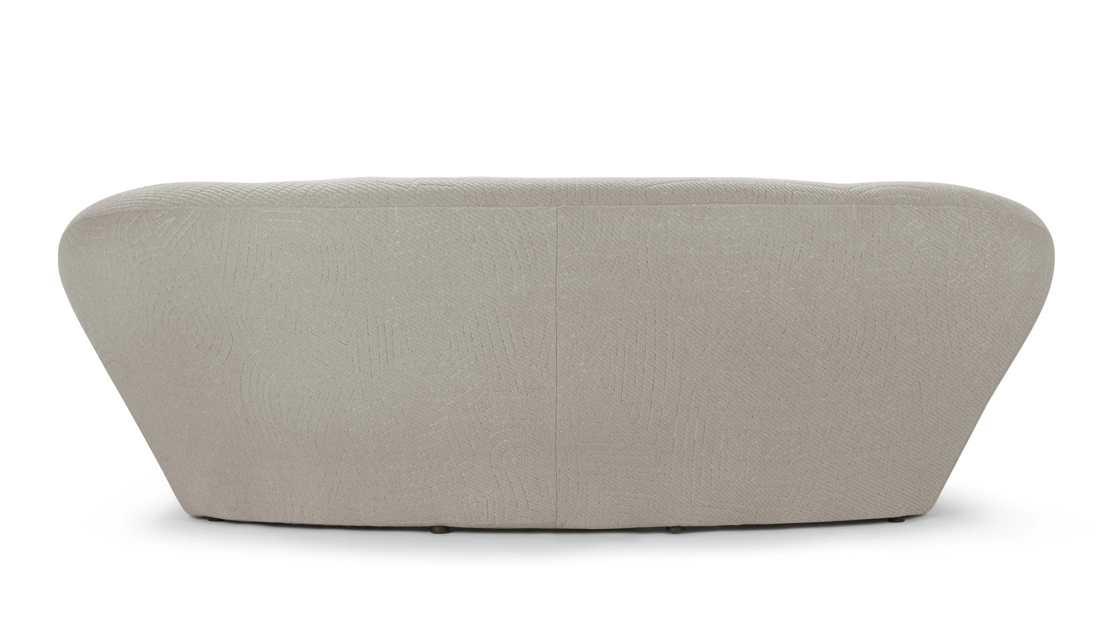 Ploum - Ploum Three Seater Sofa, Gray Textured Jersey