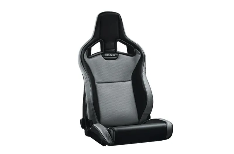 Recaro Cross Sportster ORV Passenger Seat | Black Vinyl/Grey Vinyl (rec414.2OR.3206)