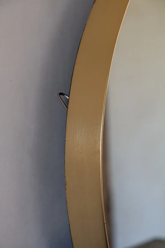 Round Gold Framed Wall Mirror - 3 Sizes Available