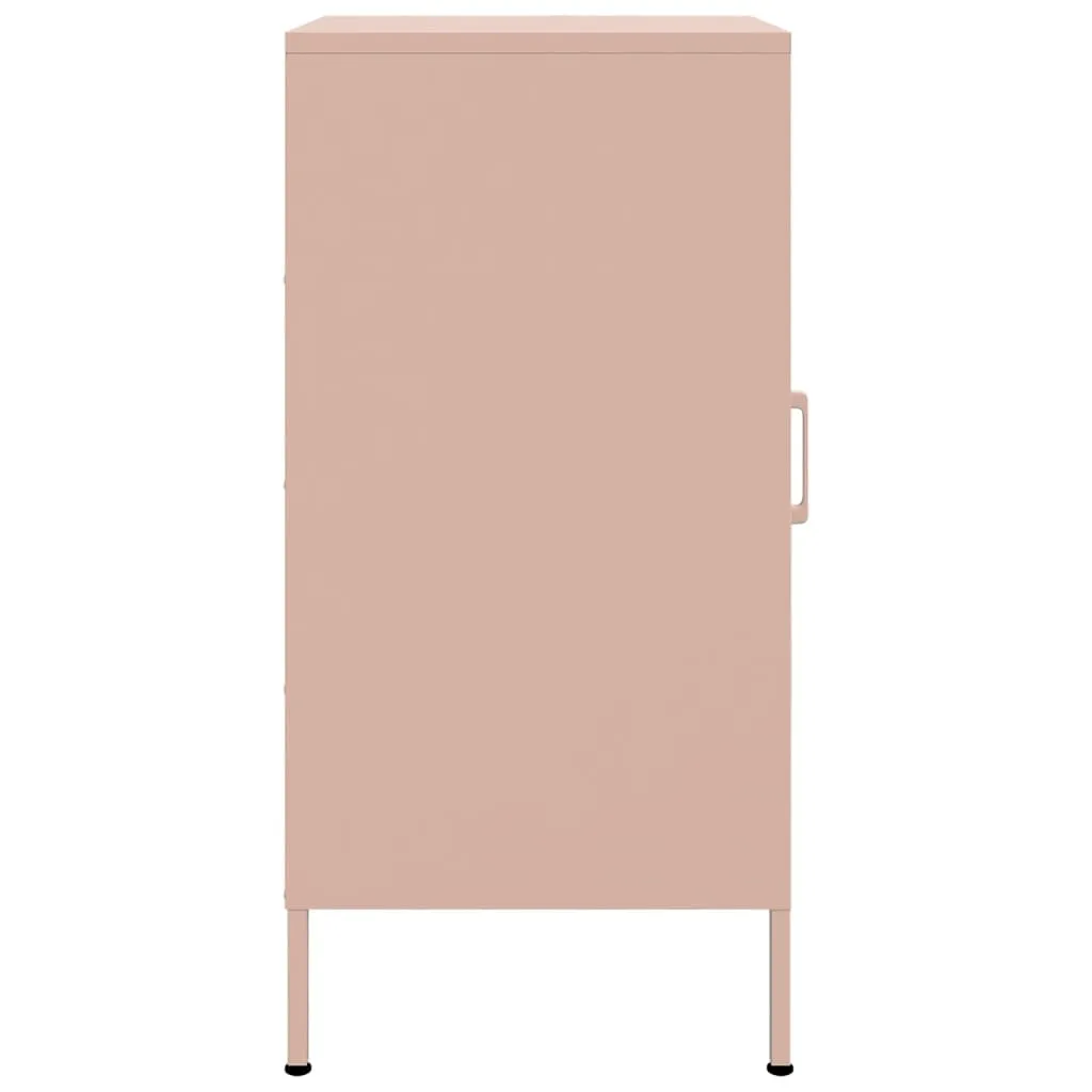 Sideboards 2 pcs Pink 36x39x79 cm Cold-rolled Steel