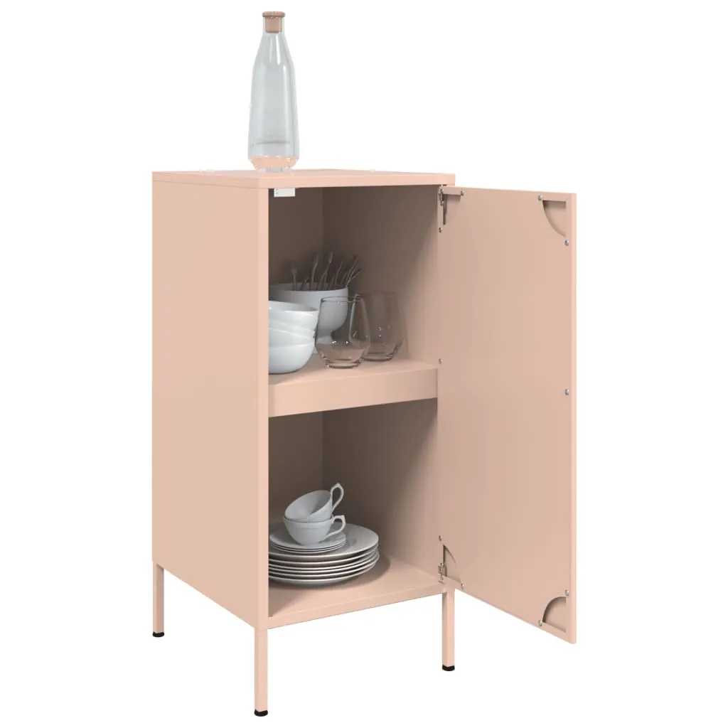 Sideboards 2 pcs Pink 36x39x79 cm Cold-rolled Steel