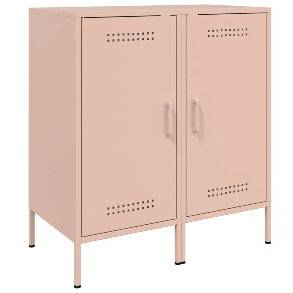 Sideboards 2 pcs Pink 36x39x79 cm Cold-rolled Steel