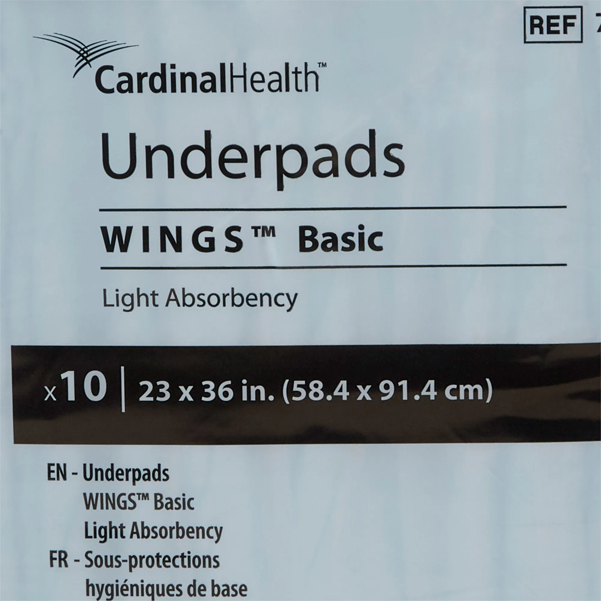 Simplicity Basic Underpad, Disposable, Light Absorbency, 23 X 36 Inch