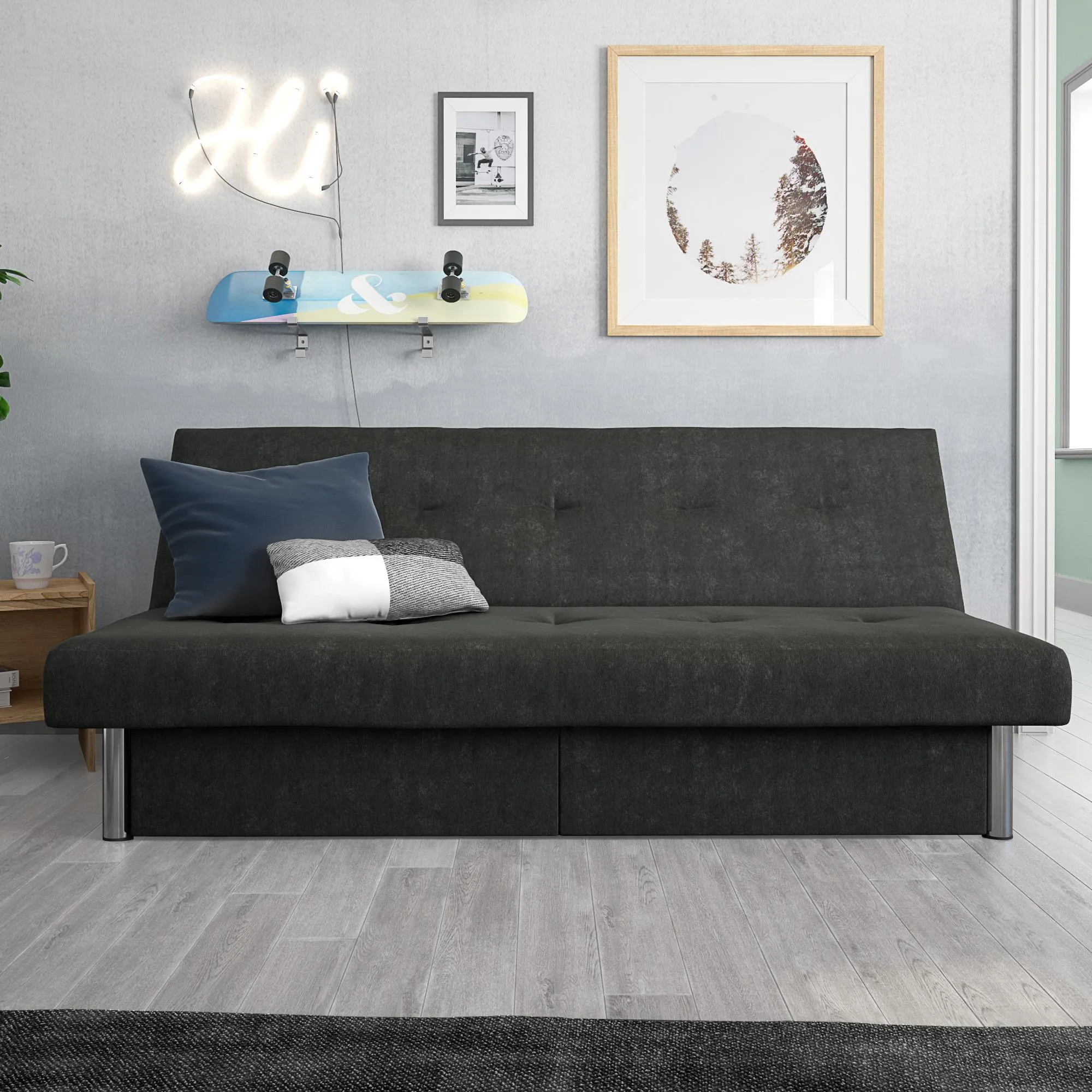 Sola Storage Futon Sofa Bed