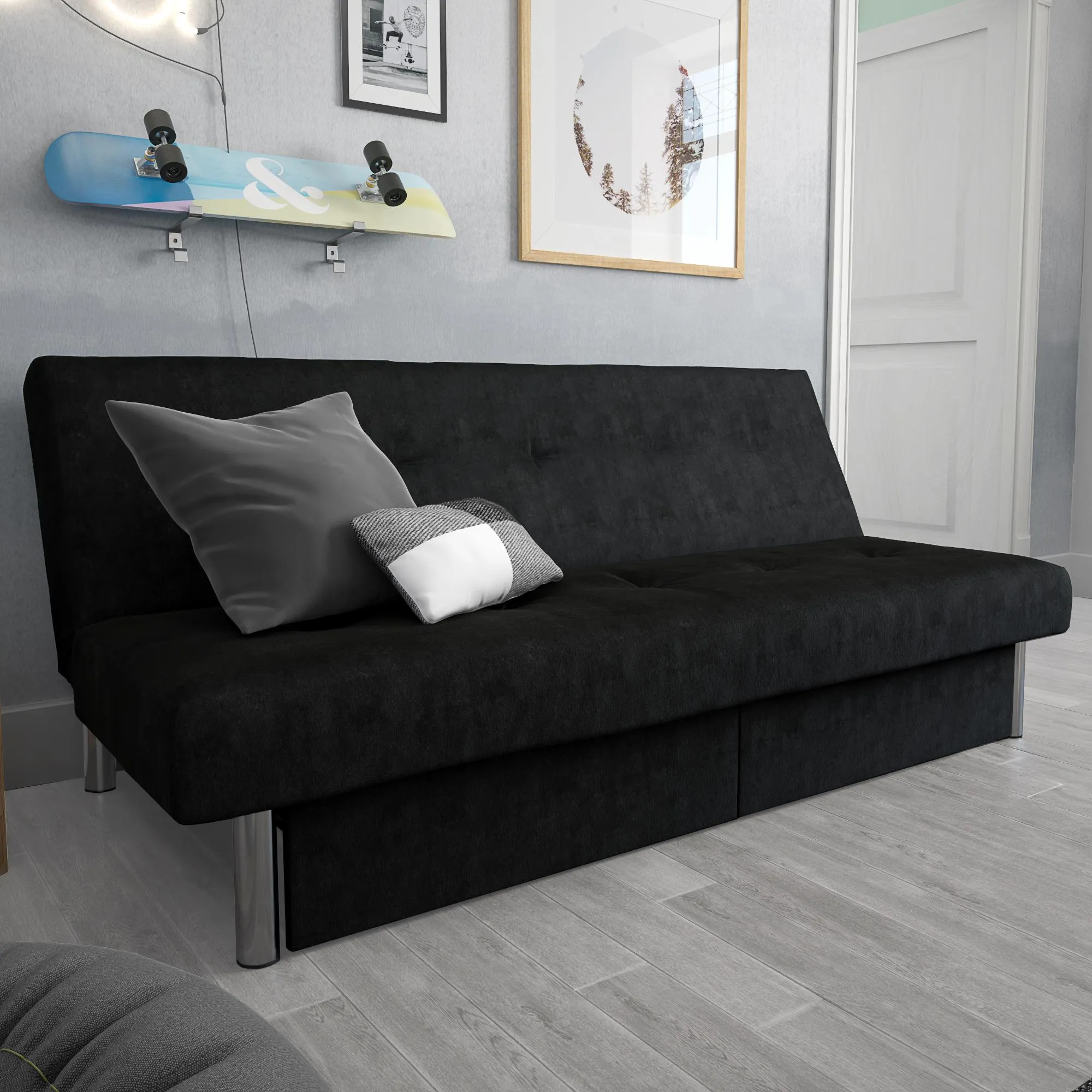 Sola Storage Futon Sofa Bed