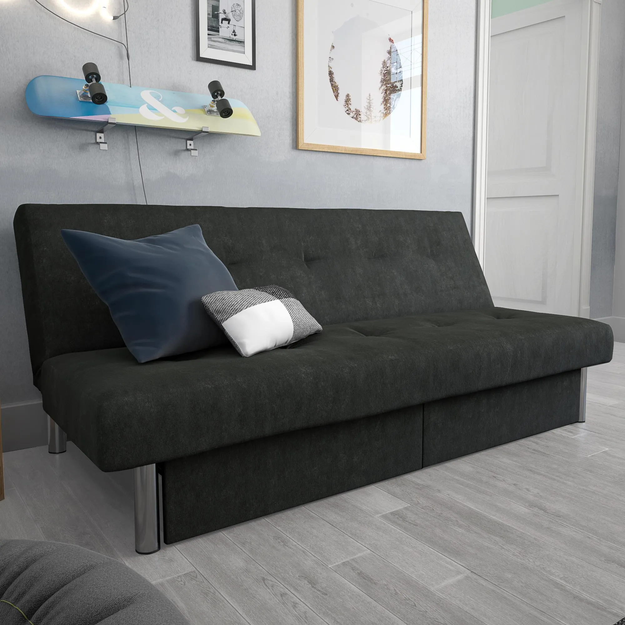 Sola Storage Futon Sofa Bed