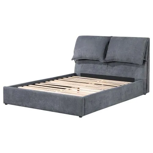 Spark Platform Bed Charcoal Grey