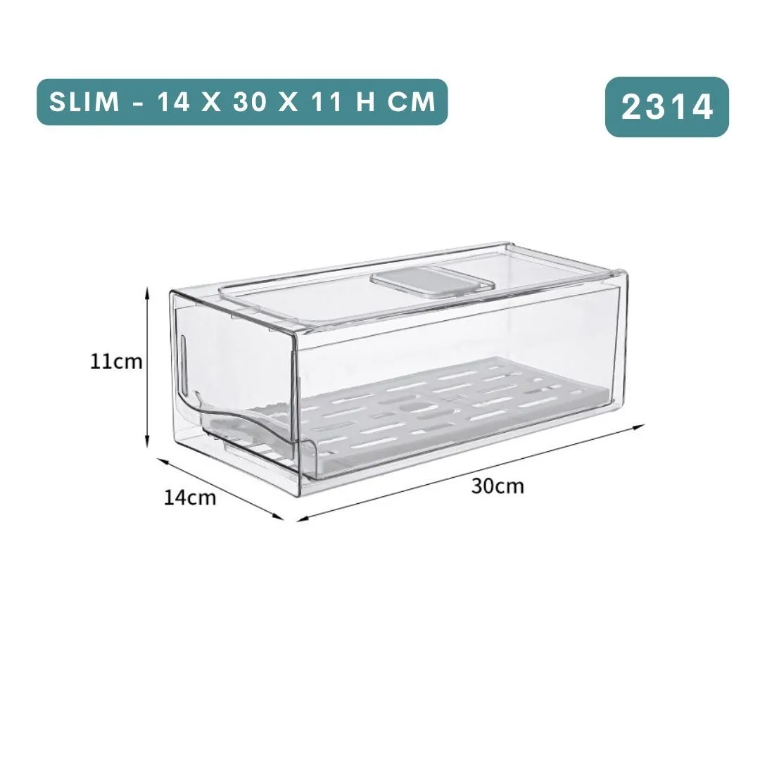 Wave Fridge Deep Storage Drawer, 30 cm Width