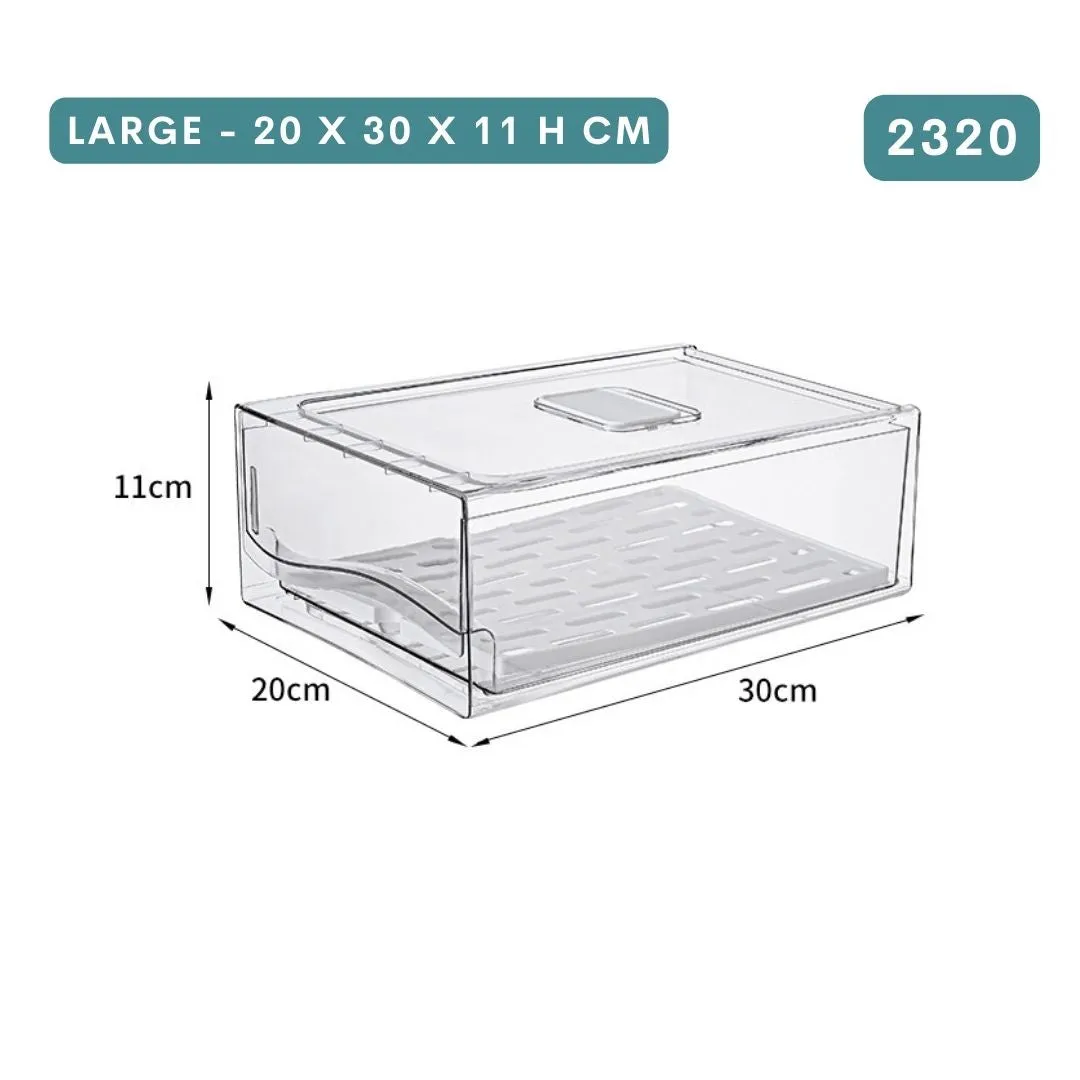 Wave Fridge Deep Storage Drawer, 30 cm Width