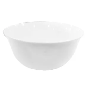 White Ceramic Rice Bowl 4.5"